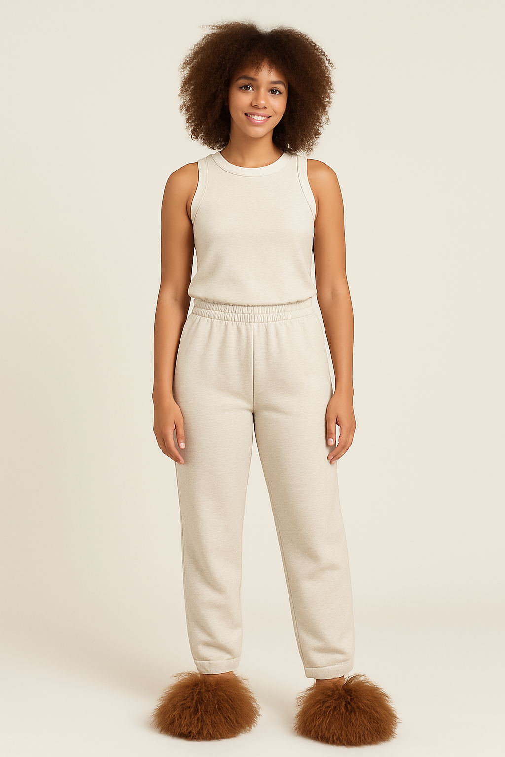 Mongolian Wool Luxe Slippers