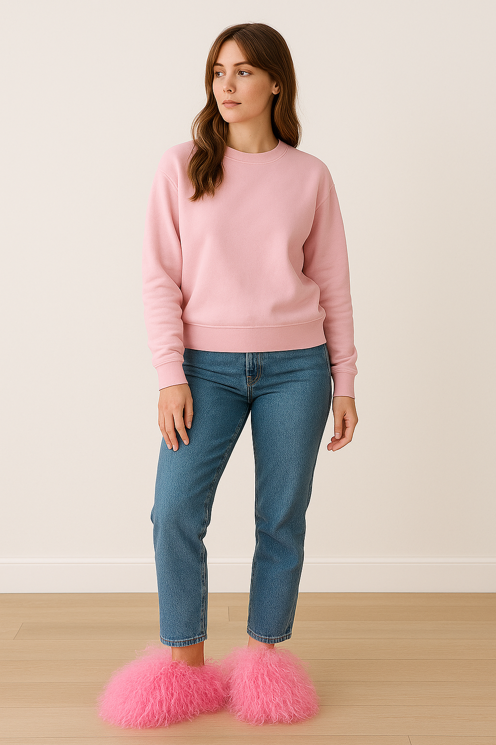 Mongolian Wool Luxe Slippers